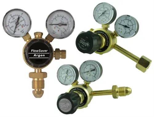 Industrial double gauge gas regulators, Sunrise Gases Nagpur